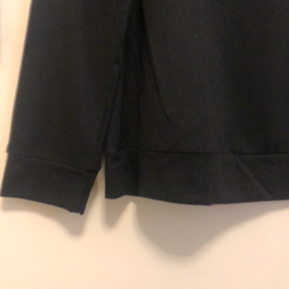 Black Mesh Cutout Sweater - Picture 3 of 6